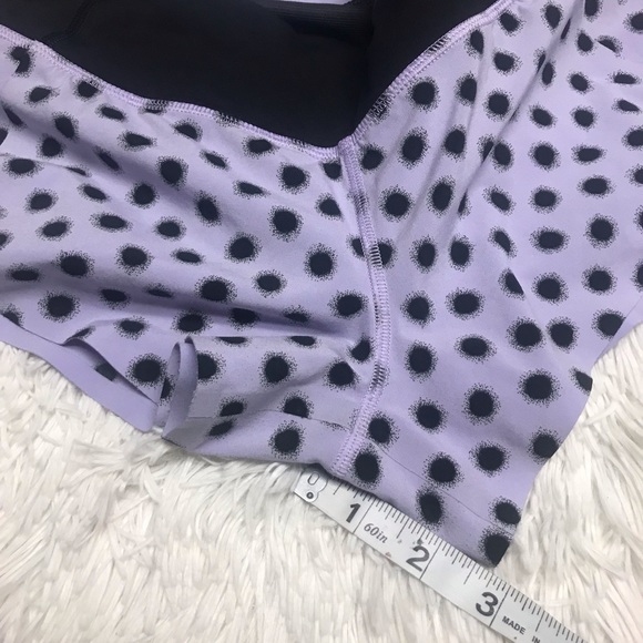 Lululemon Run: Speed Short Naked Seam purple & black Size 2 - Picture 13 of 13